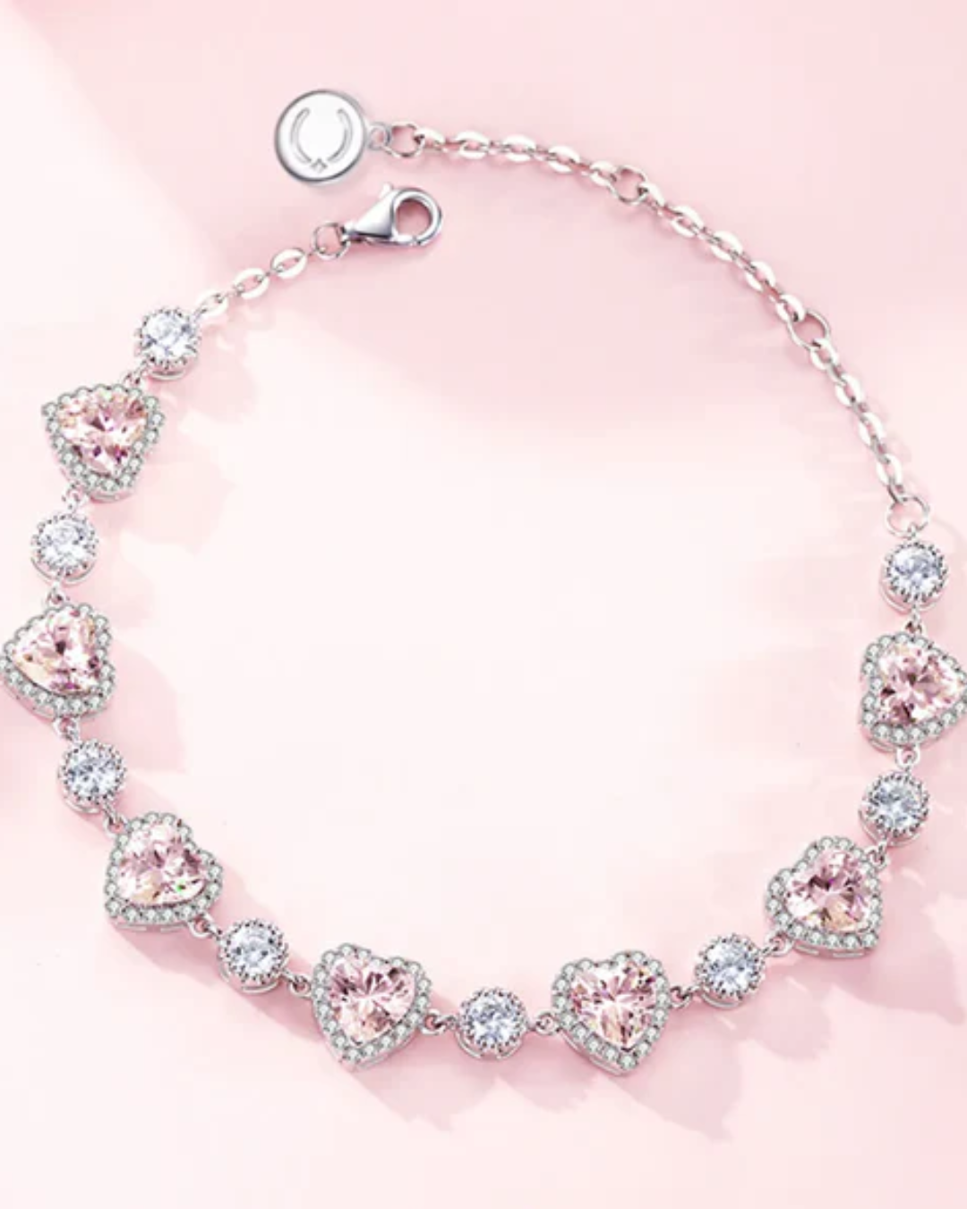 Pulseira Emanuele — aço inoxidável com acabamento prata esterlina