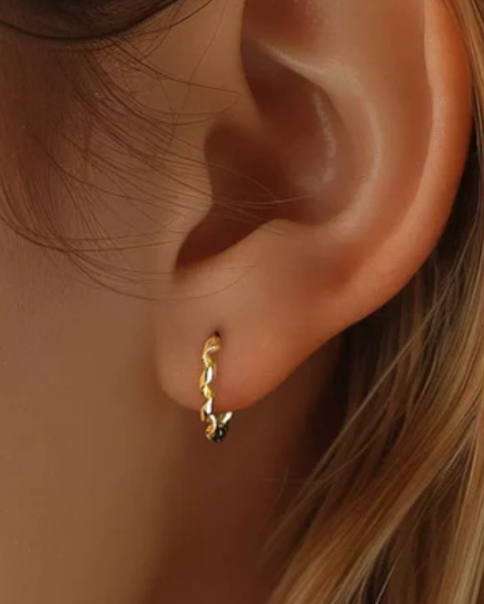 Brinco Delicato — banhado a ouro 18k em aço inoxidável