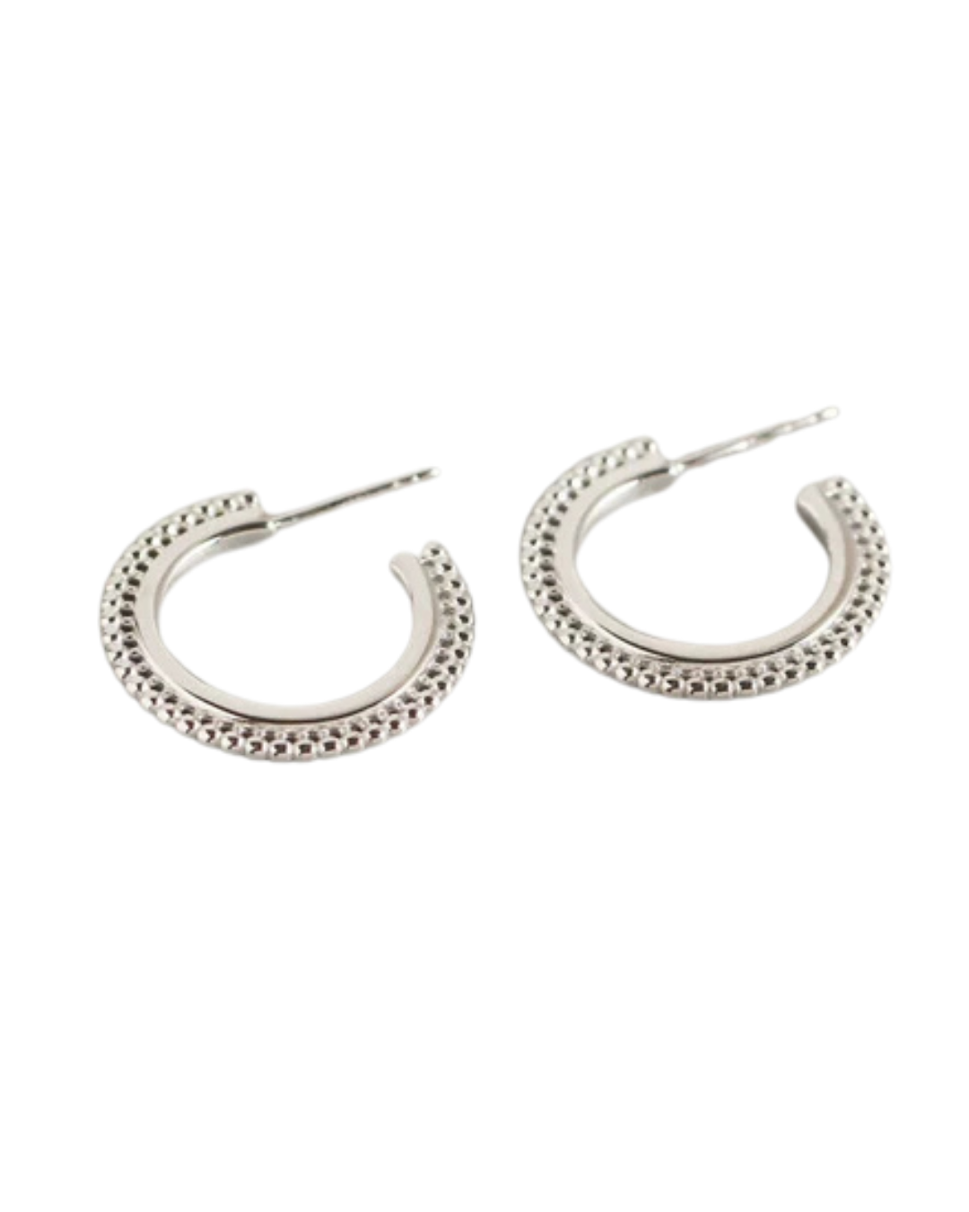 Brinco Chiara — Prata em aço inoxidável