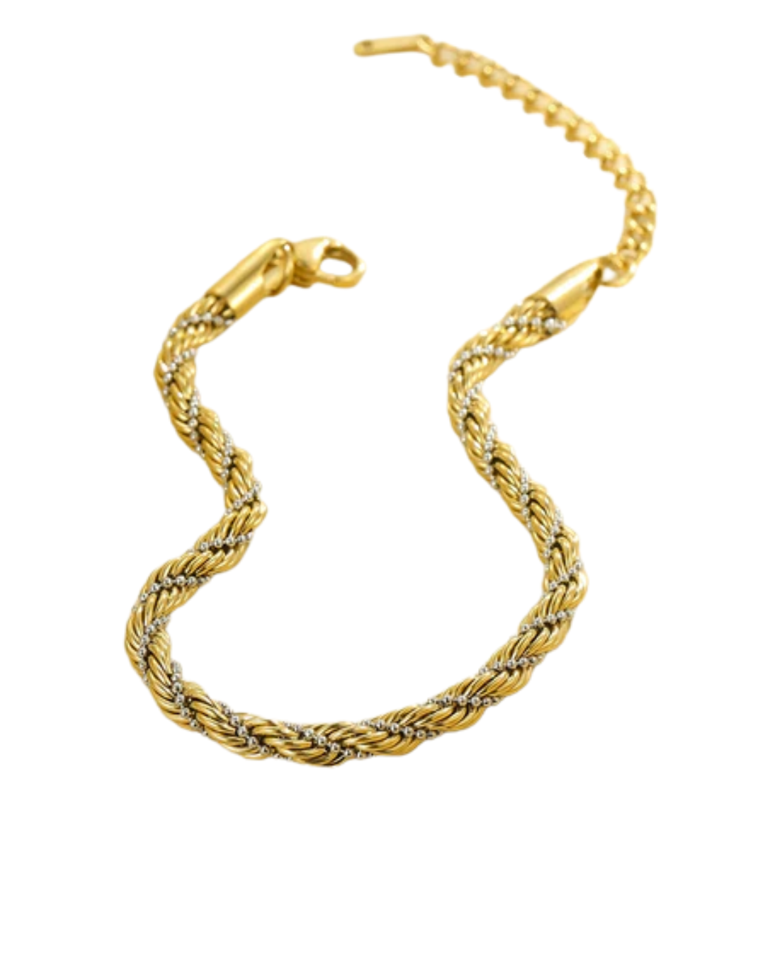 Conjunto Pauline - aço inoxidável banhada a ouro 18k