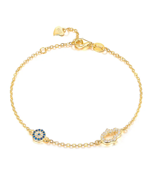 Pulseira Melina — aço inoxidável banhada a ouro 18k