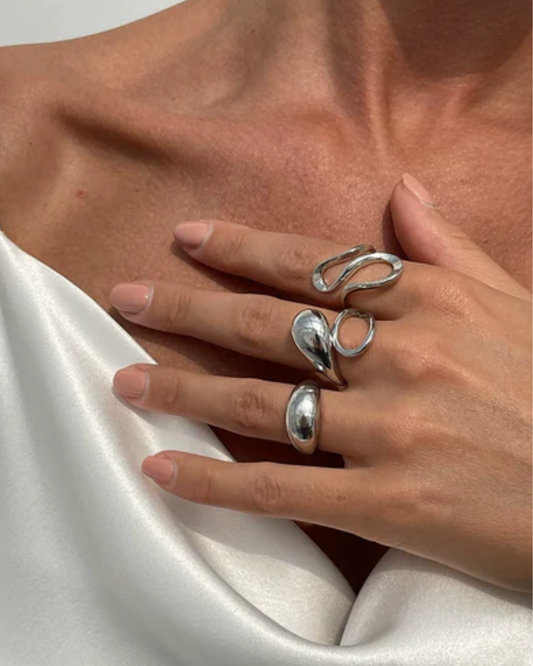 Conjunto Lucia em aço inoxidável