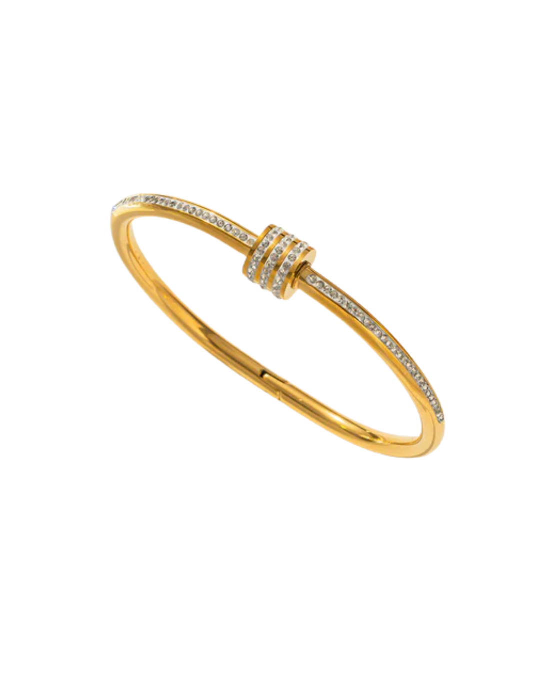 Pulseira Amélia — aço inoxidável banhada a ouro 18k