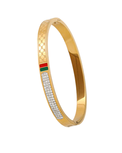 Pulseira Carmela — aço inoxidável banhada a ouro 14k