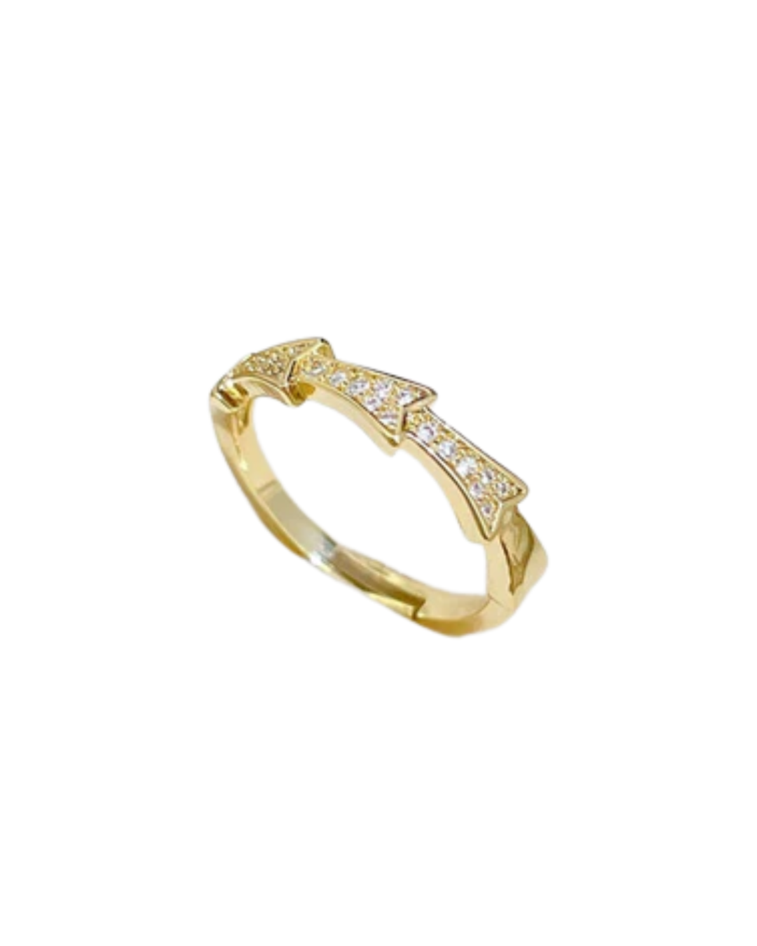 Anel Serpente banhado a ouro 24k em aço inoxidável