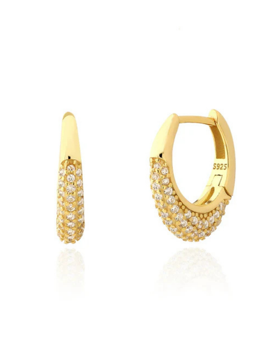 Brinco Zoé — banhado a ouro 18k em aço inoxidável