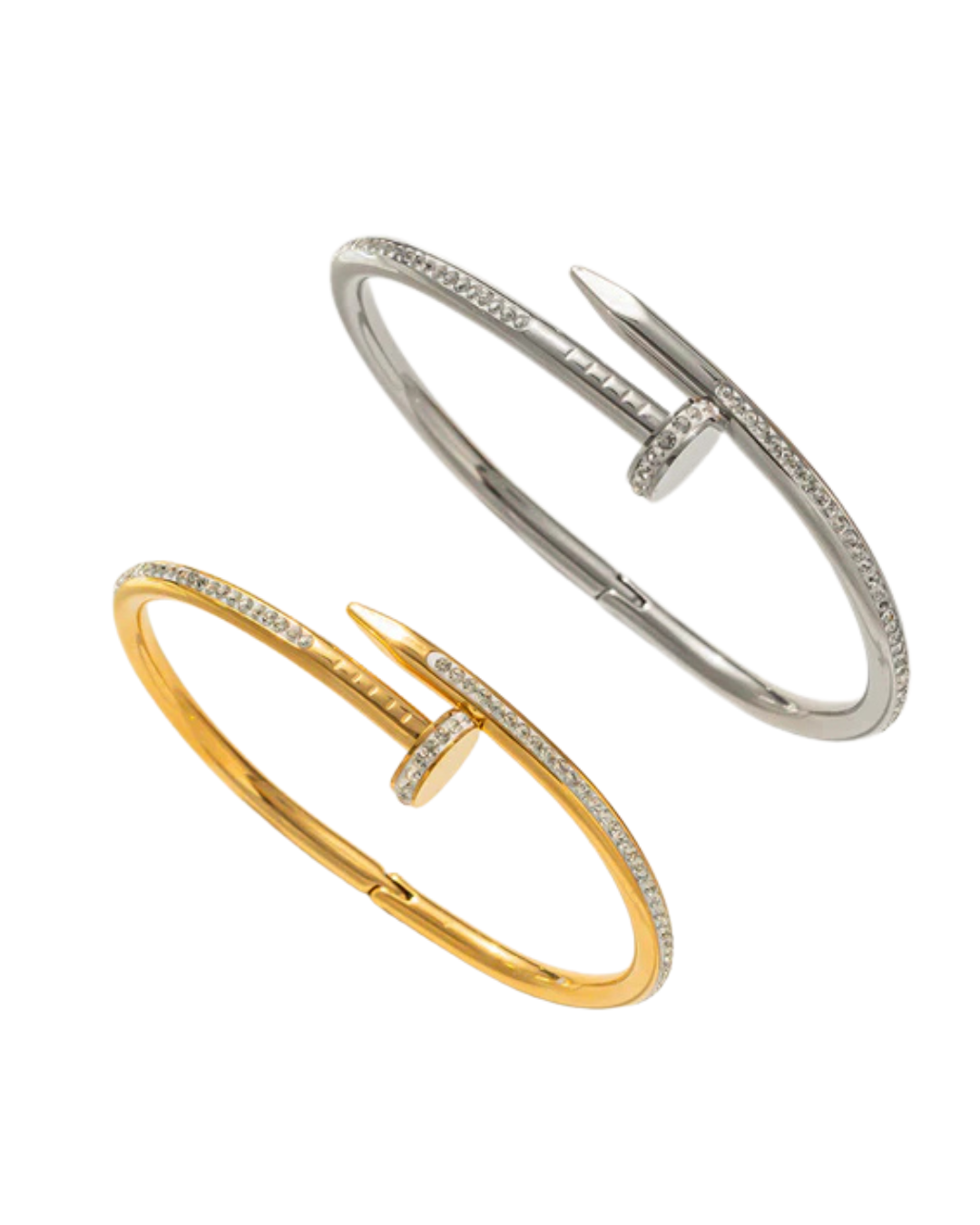 Pulseira Clavé - banhado a ouro 18k em aço inoxidável