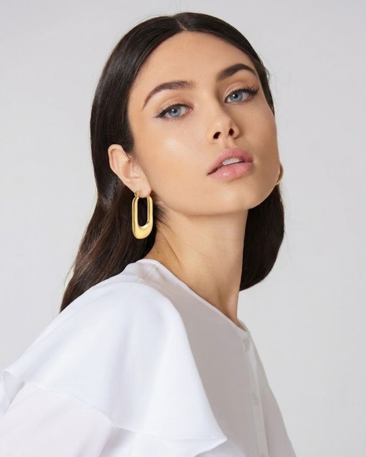 Brinco Alma — banhado a ouro 18k em aço inoxidável