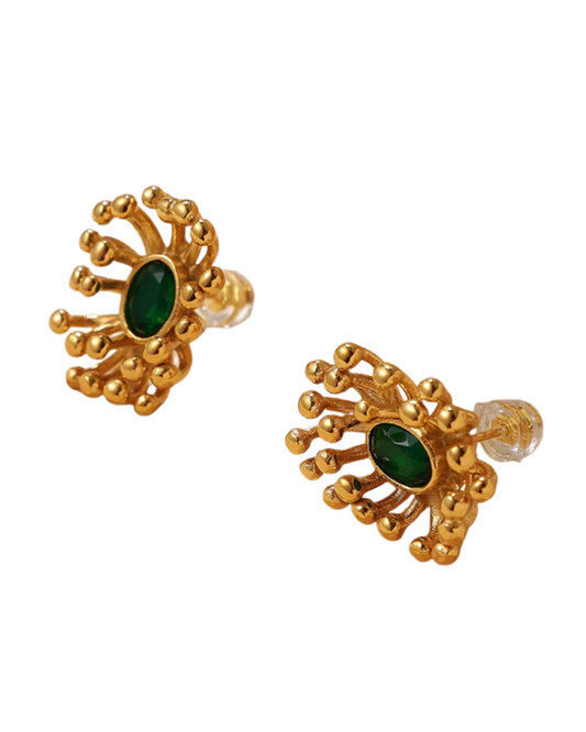 Brinco Siena — banhado a ouro 18k em aço inoxidável