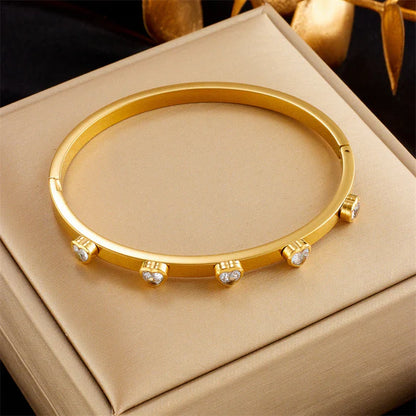 Pulseiras linha Bella em Aço Inoxidável e Ouro 14K