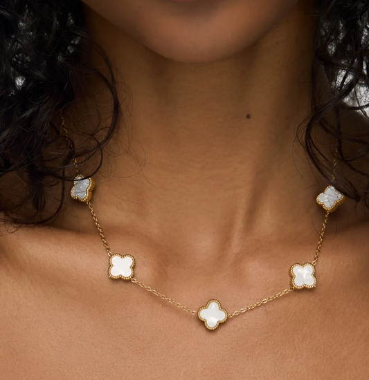 Colar Trevo em Aço Inoxidável