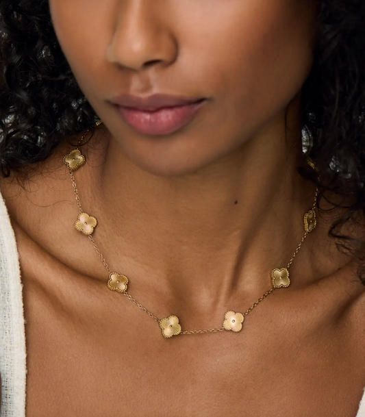 Colar Trevo em Aço Inoxidável